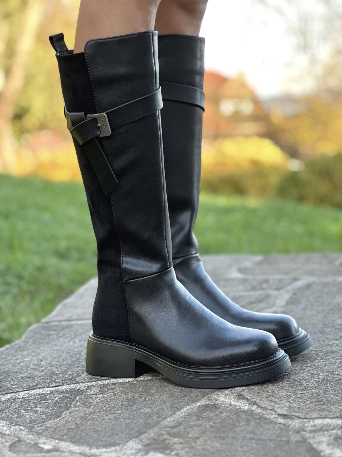 Kozaki ze skóry naturalnej