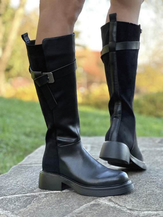 Kozaki ze skóry naturalnej