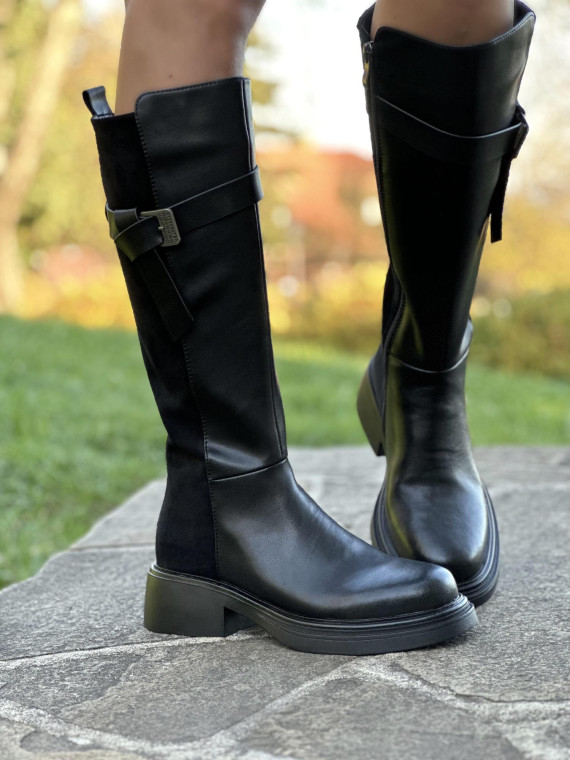 Kozaki ze skóry naturalnej