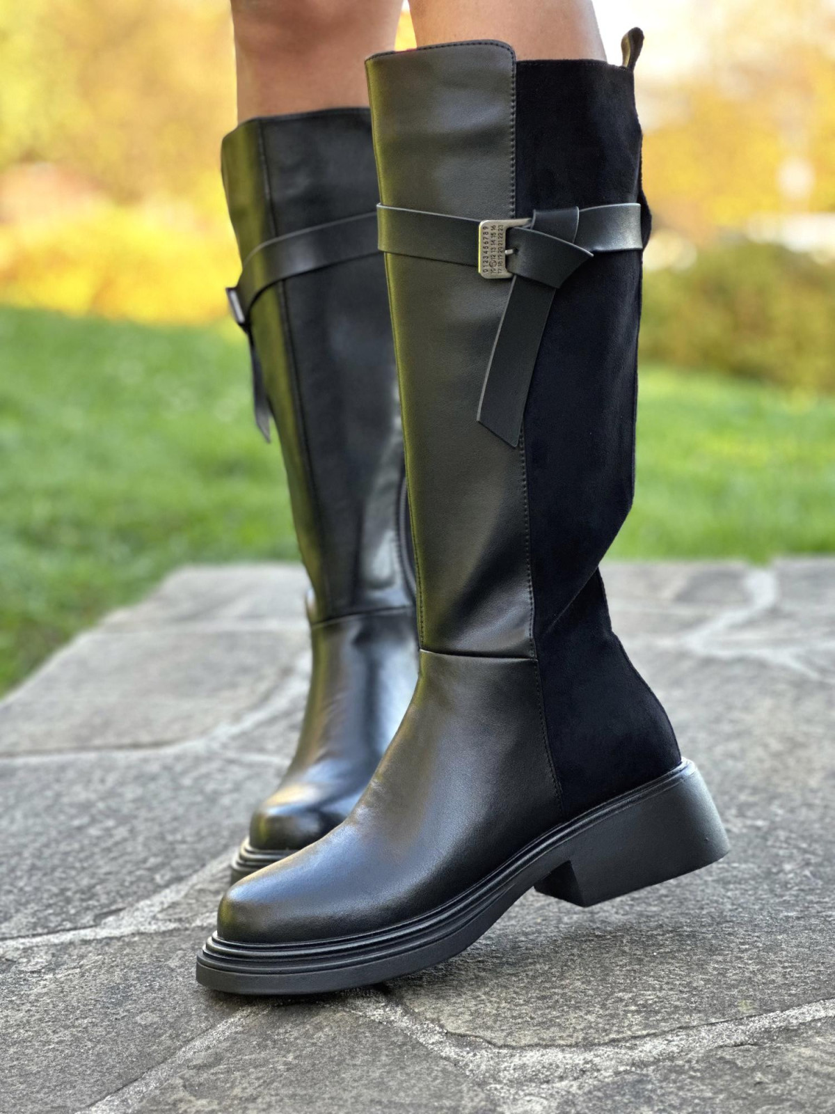 Kozaki ze skóry naturalnej