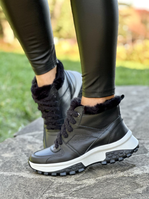 Sneakersy OLEKSY ze skóry naturalnej Polskiej produkcji