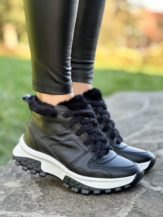 Sneakersy OLEKSY ze skóry naturalnej Polskiej produkcji