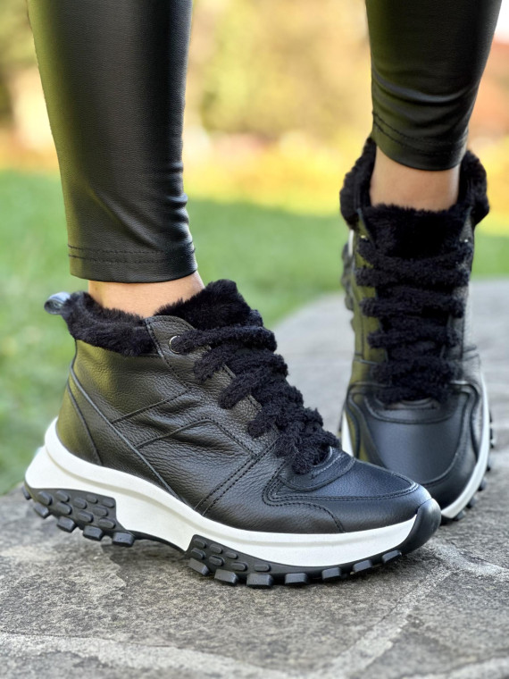 Sneakersy OLEKSY ze skóry naturalnej Polskiej produkcji