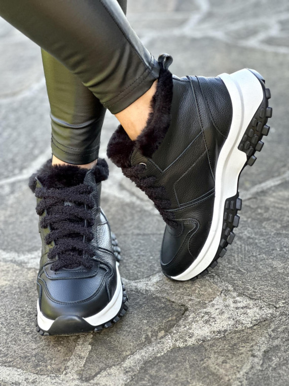 Sneakersy OLEKSY ze skóry naturalnej Polskiej produkcji