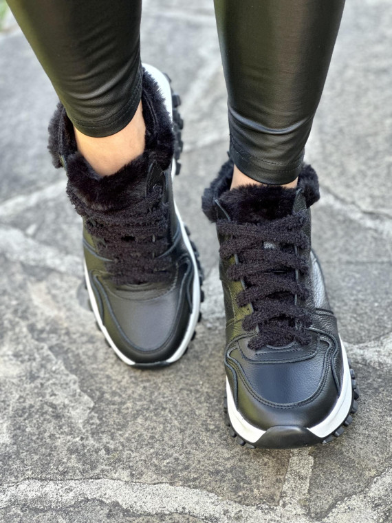 Sneakersy OLEKSY ze skóry naturalnej Polskiej produkcji