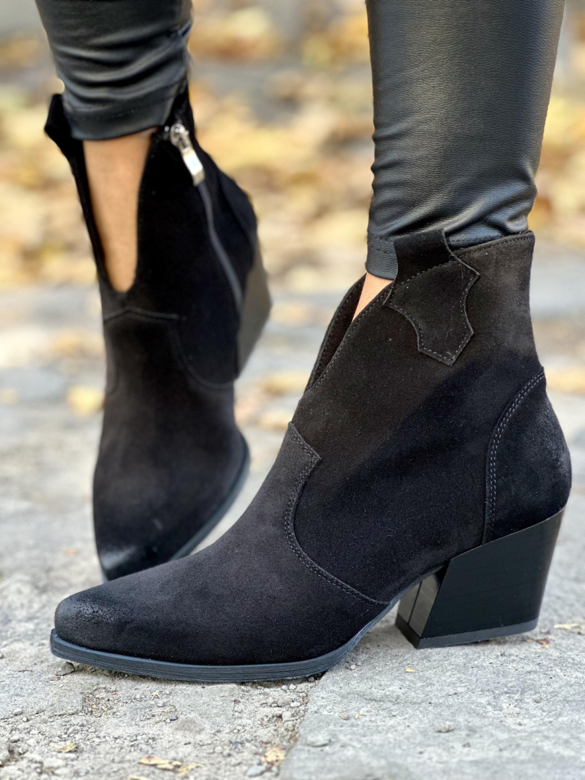 Kowbojki skórzane OLEKSY Polskiej produkcji