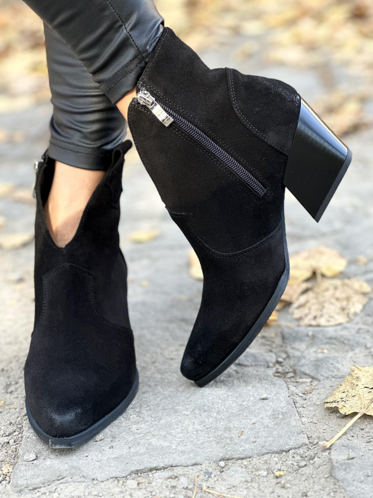 Kowbojki skórzane OLEKSY Polskiej produkcji