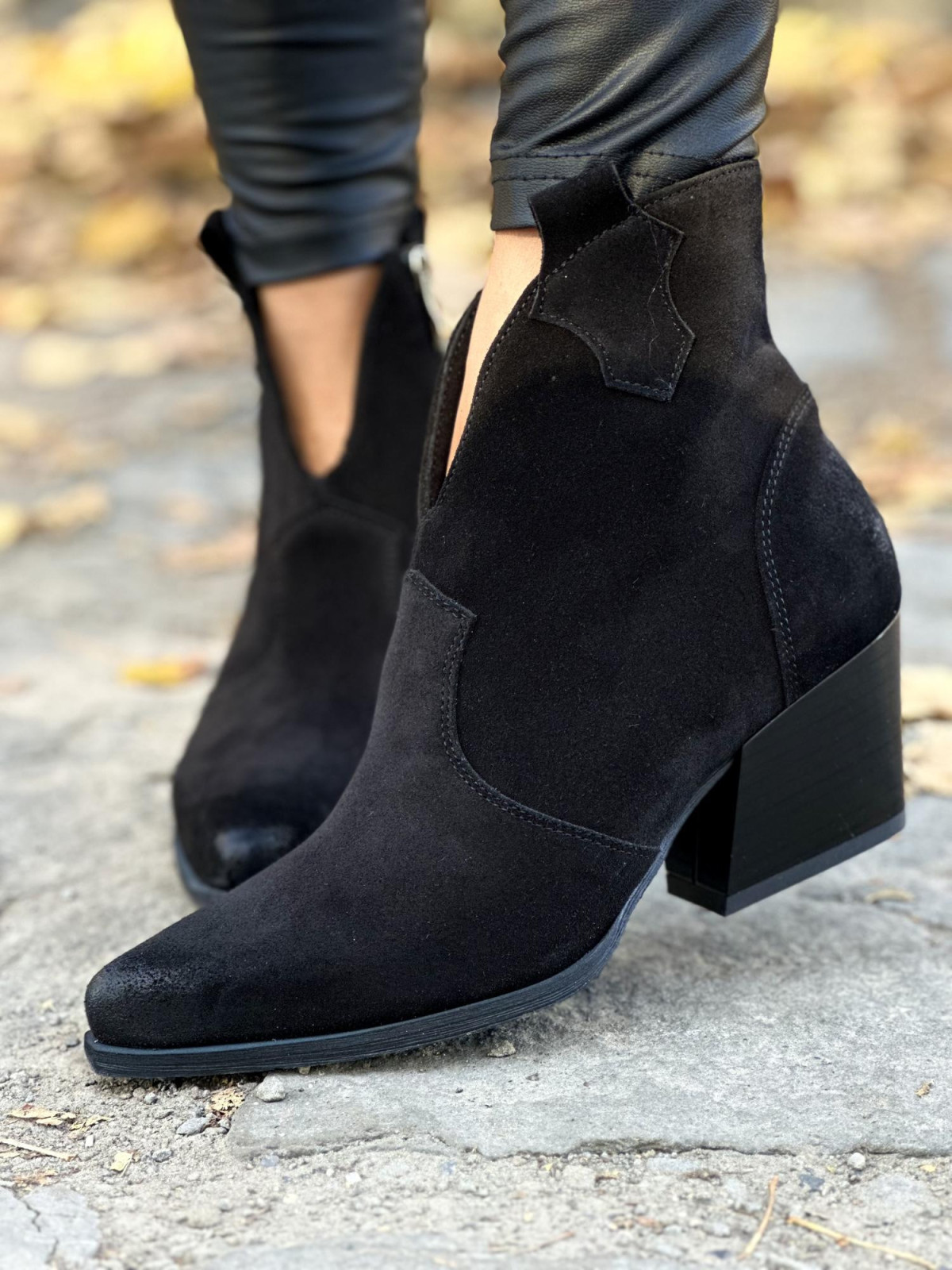 Kowbojki skórzane OLEKSY Polskiej produkcji