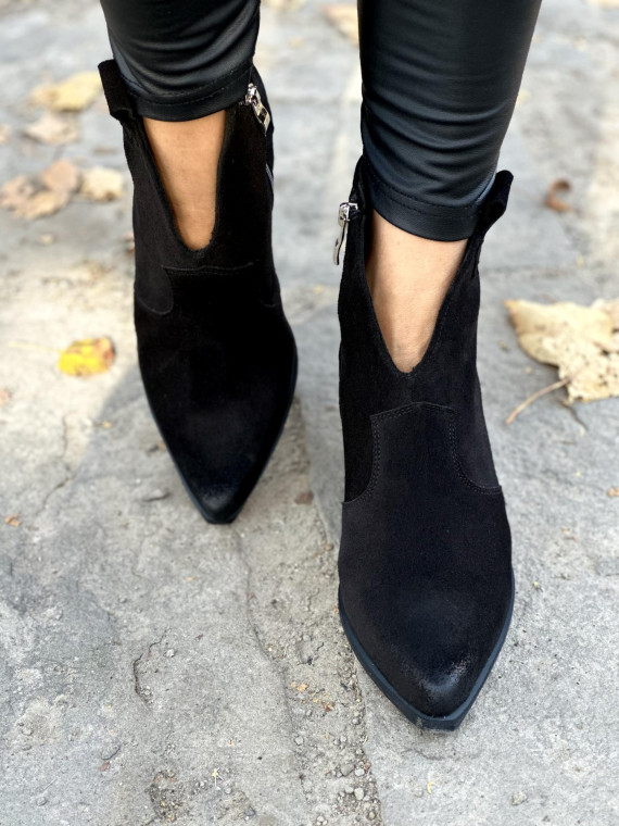 Kowbojki skórzane OLEKSY Polskiej produkcji