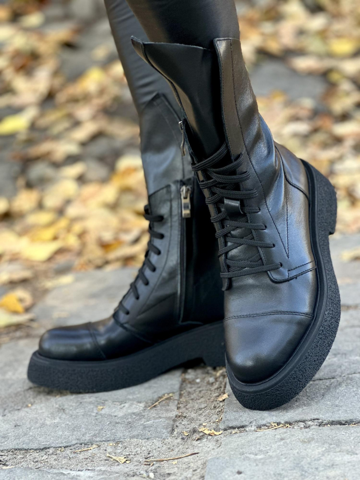 Botki skórzane OLEKSY Polskiej produkcji