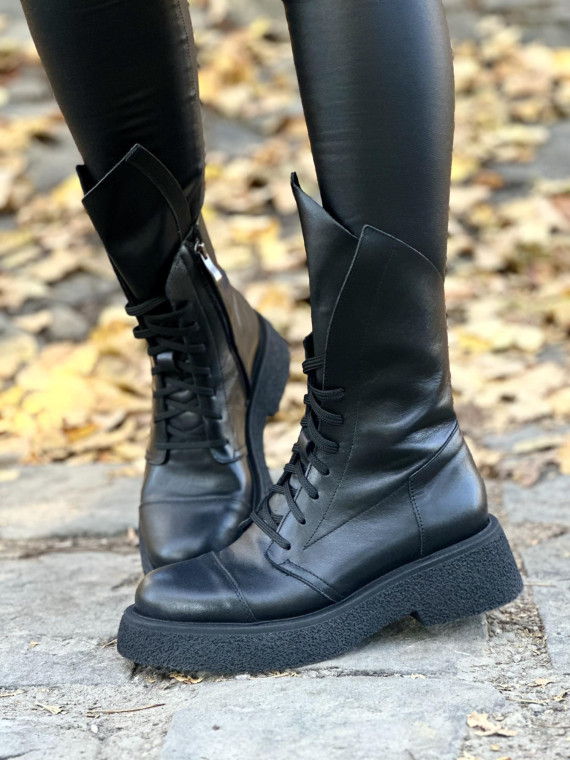 Botki skórzane OLEKSY Polskiej produkcji