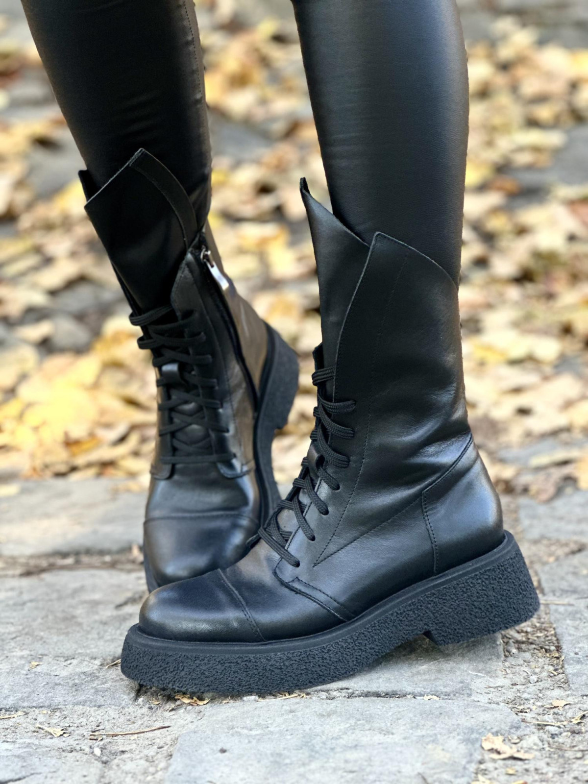 Botki skórzane OLEKSY Polskiej produkcji