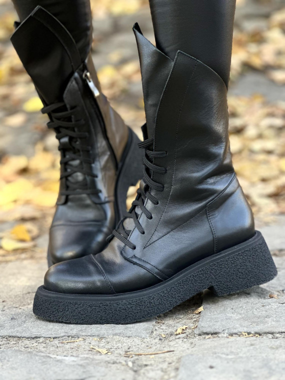 Botki skórzane OLEKSY Polskiej produkcji