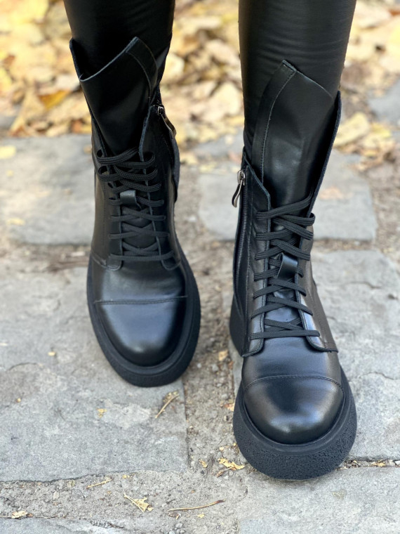 Botki skórzane OLEKSY Polskiej produkcji