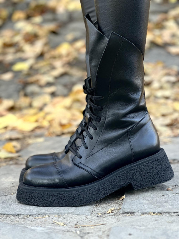 Botki skórzane OLEKSY Polskiej produkcji