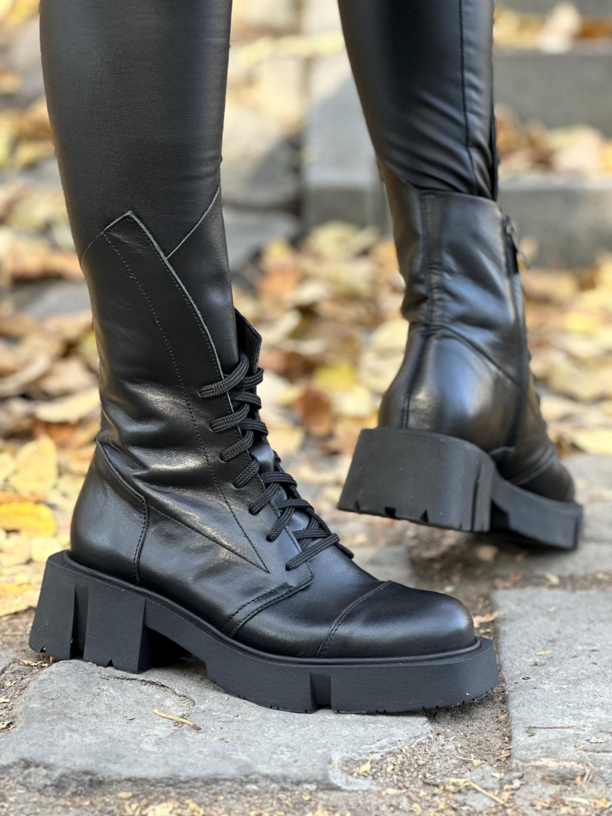 Botki skórzane OLEKSY Polskiej produkcji