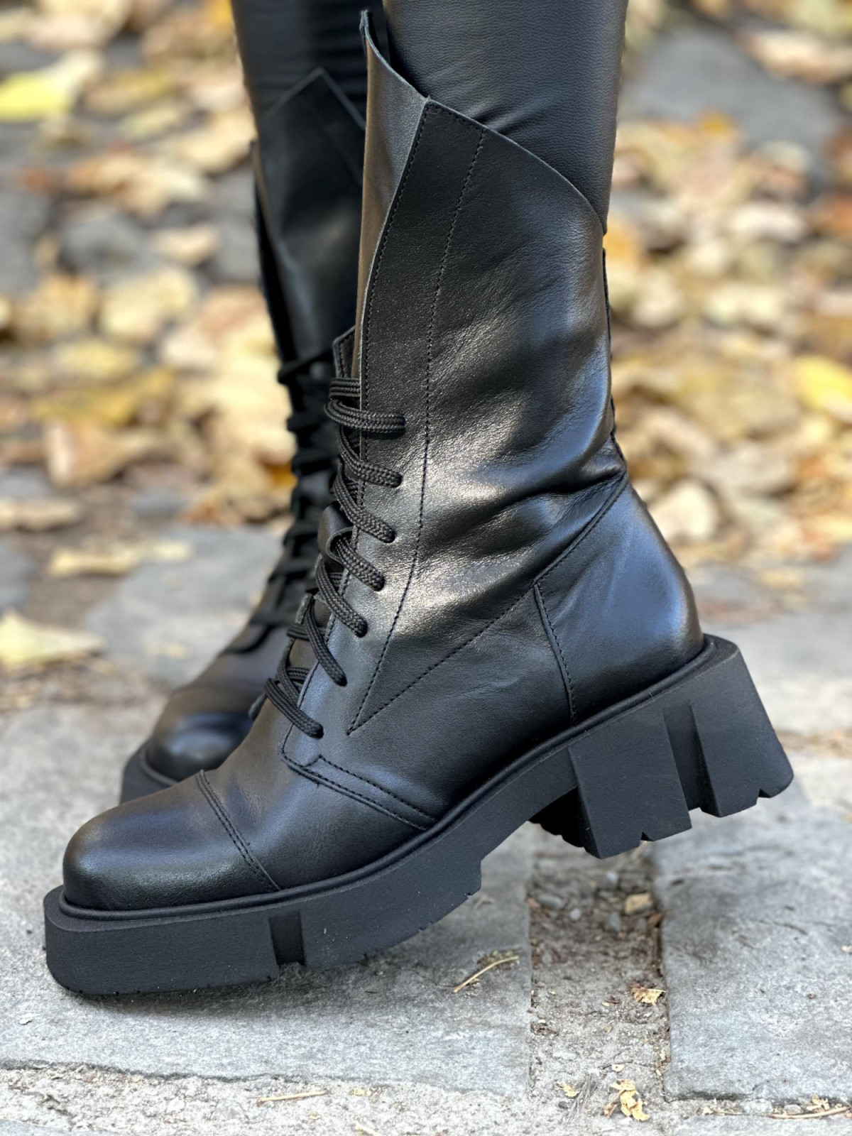 Botki skórzane OLEKSY Polskiej produkcji