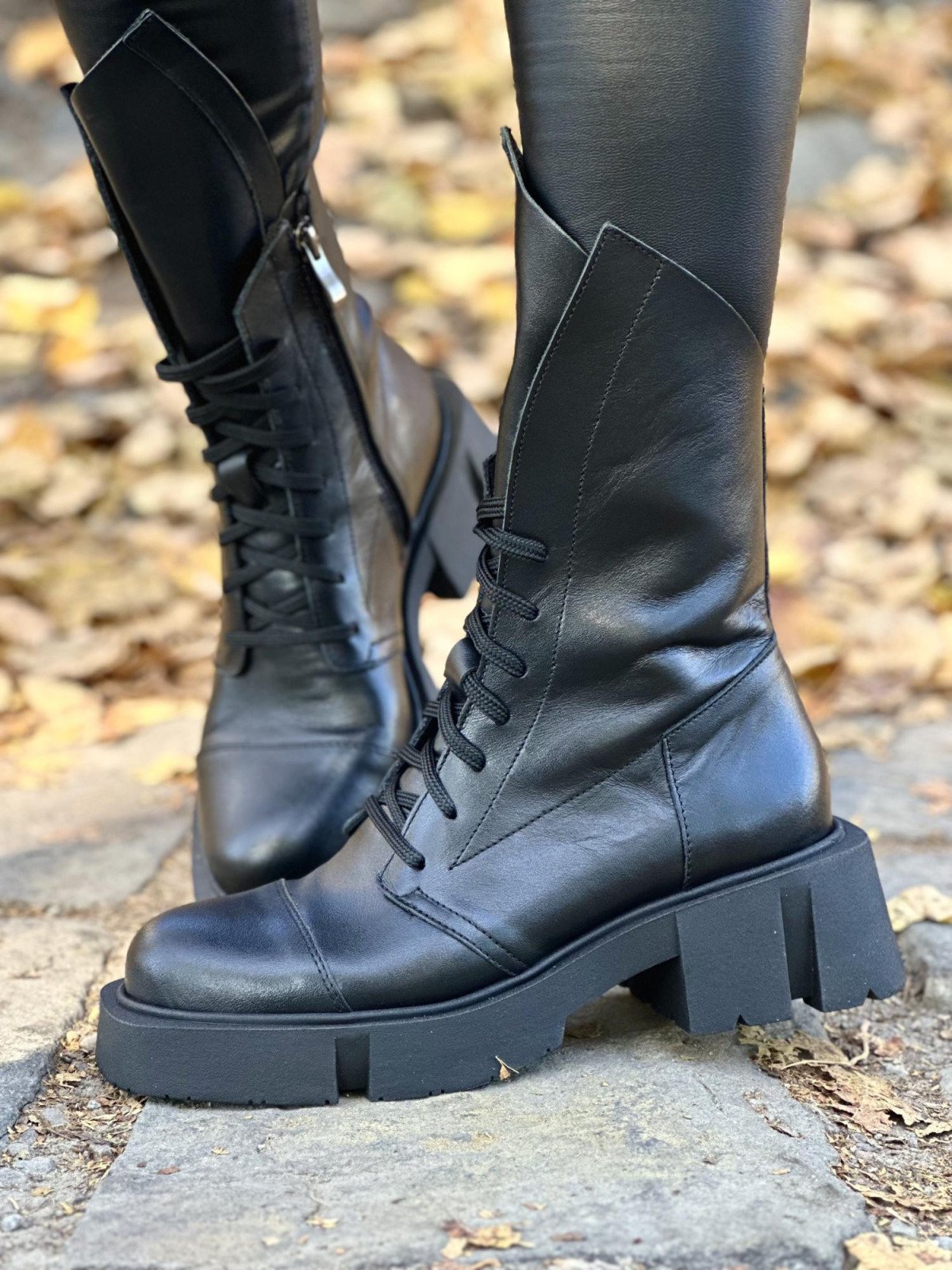 Botki skórzane OLEKSY Polskiej produkcji