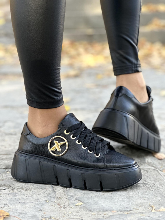 Trampki OLEKSY z naturalnej skóry Polskiej produkcji