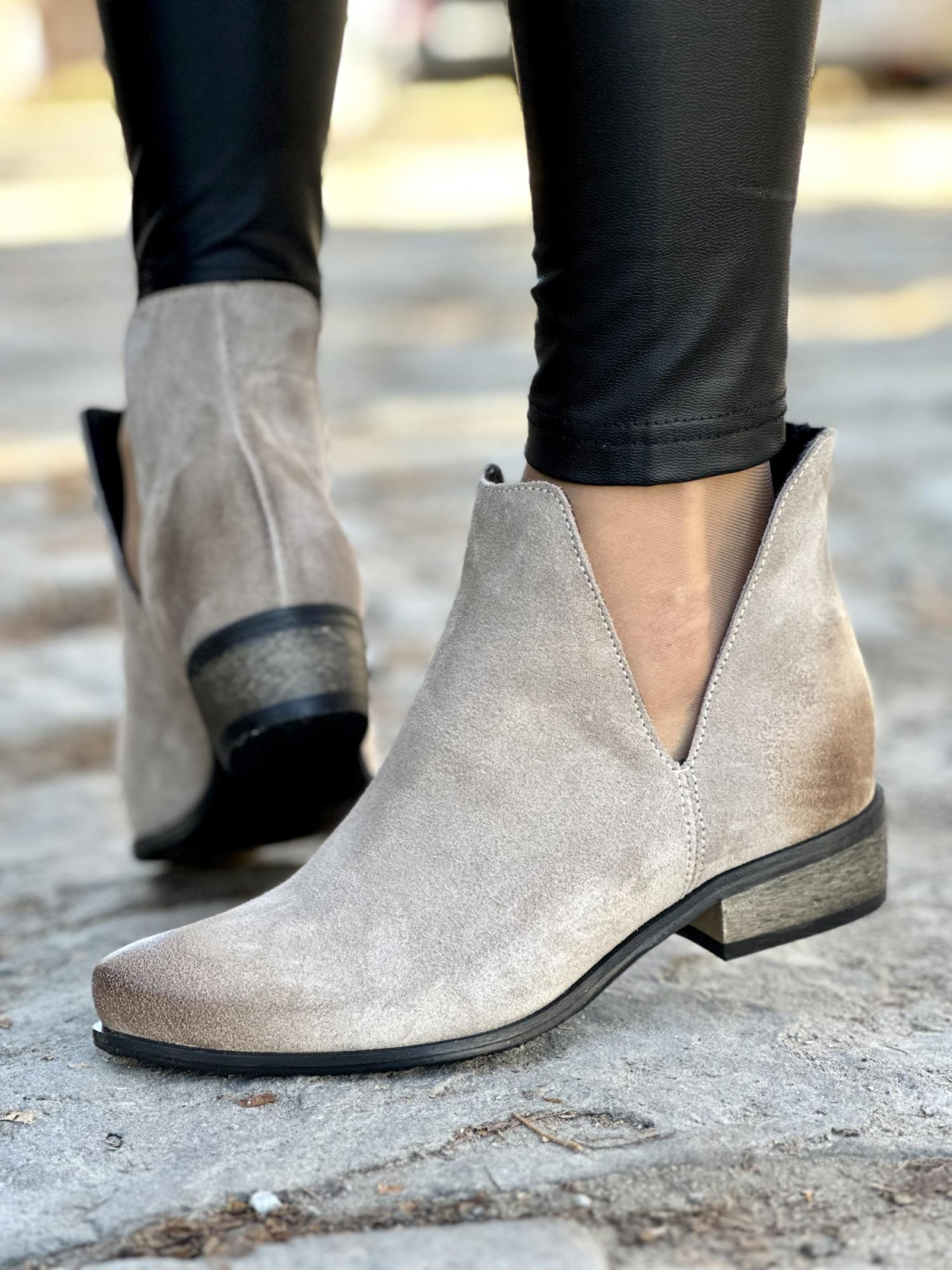 Botki skórzane OLEKSY Polskiej produkcji