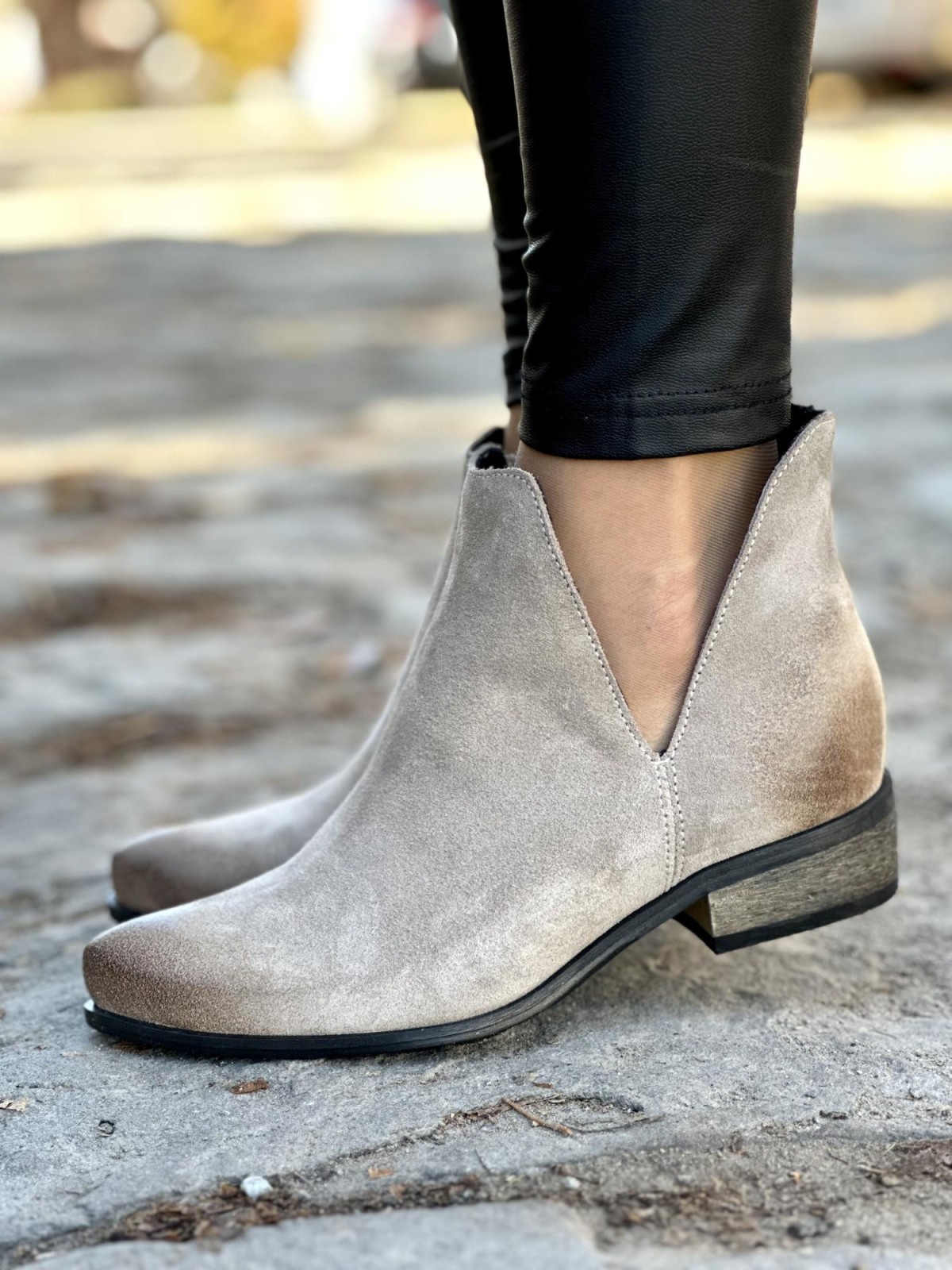 Botki skórzane OLEKSY Polskiej produkcji