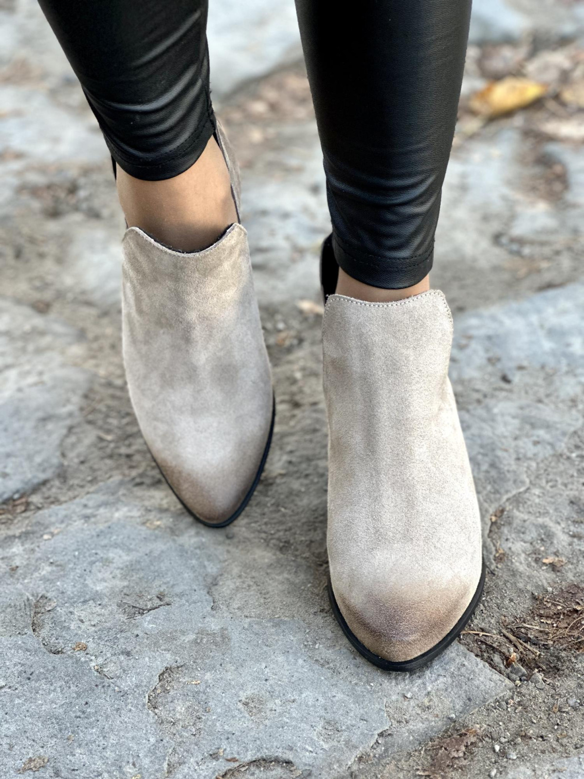 Botki skórzane OLEKSY Polskiej produkcji