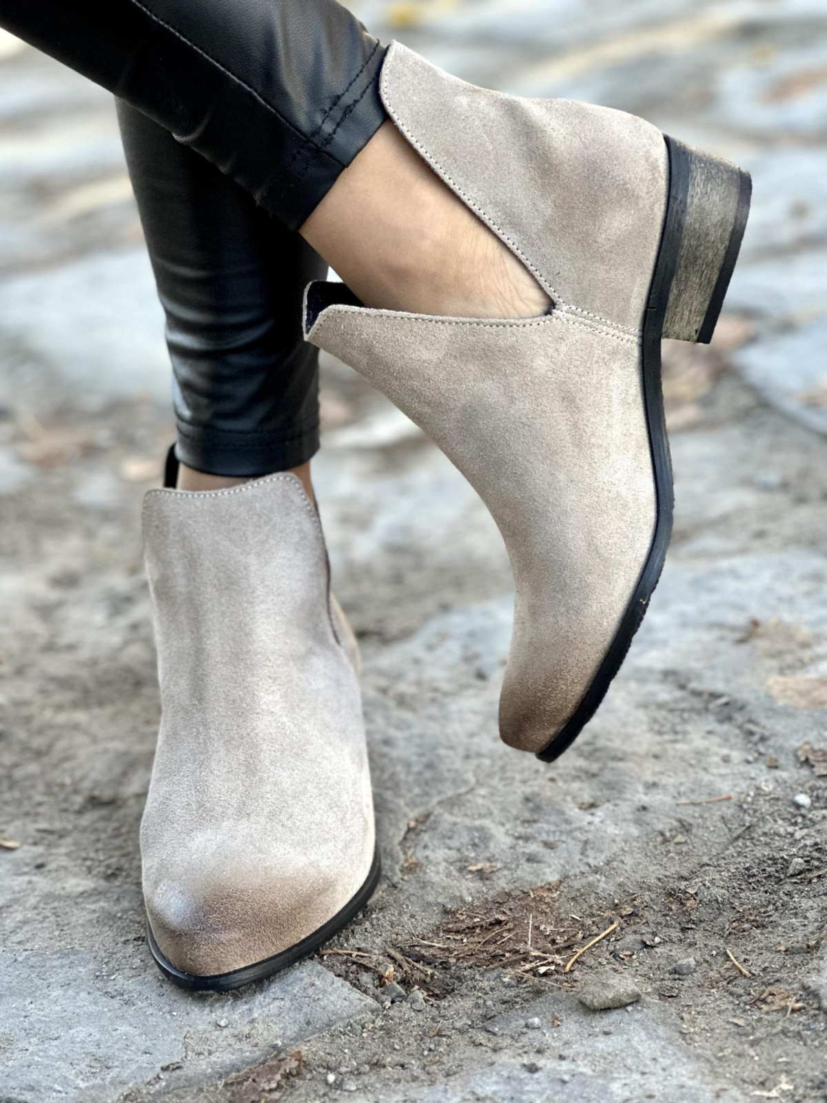 Botki skórzane OLEKSY Polskiej produkcji