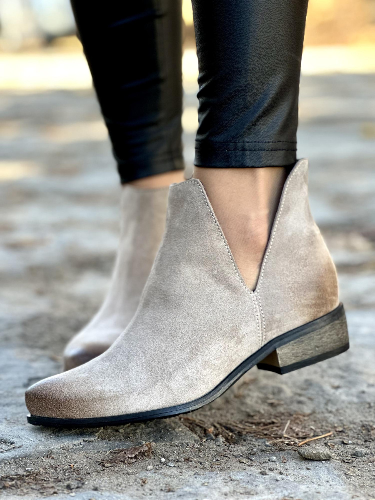 Botki skórzane OLEKSY Polskiej produkcji