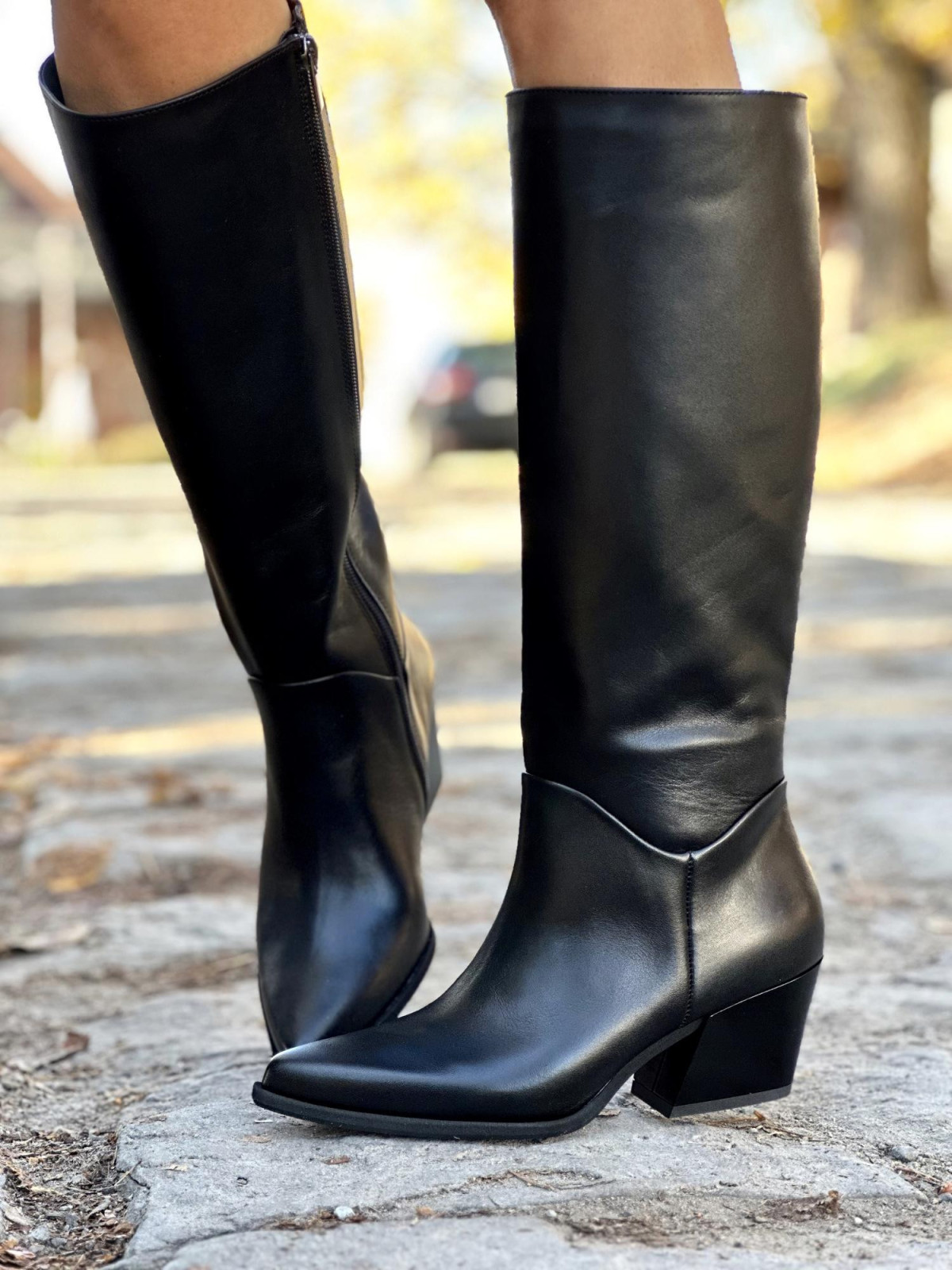 Kozaki OLEKSY ze skóry Polskiej produkcji