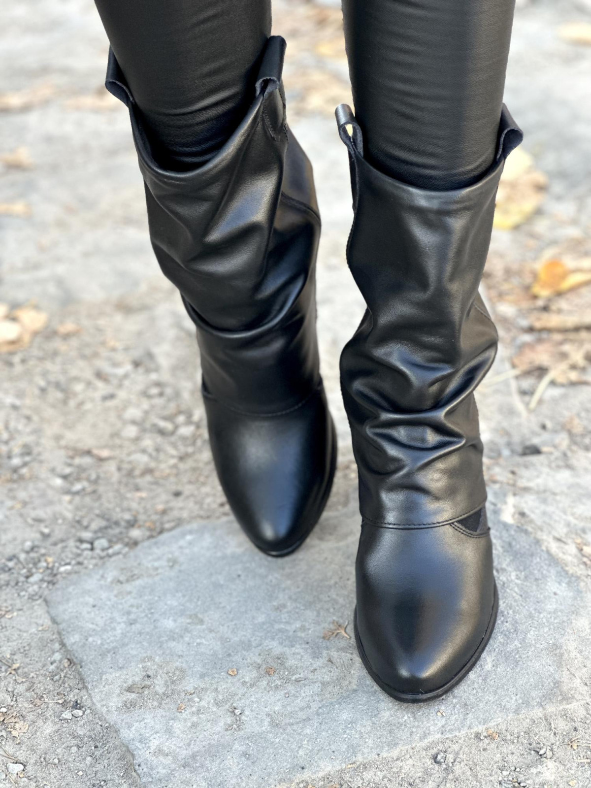 Botki skórzane Polskiej produkcji