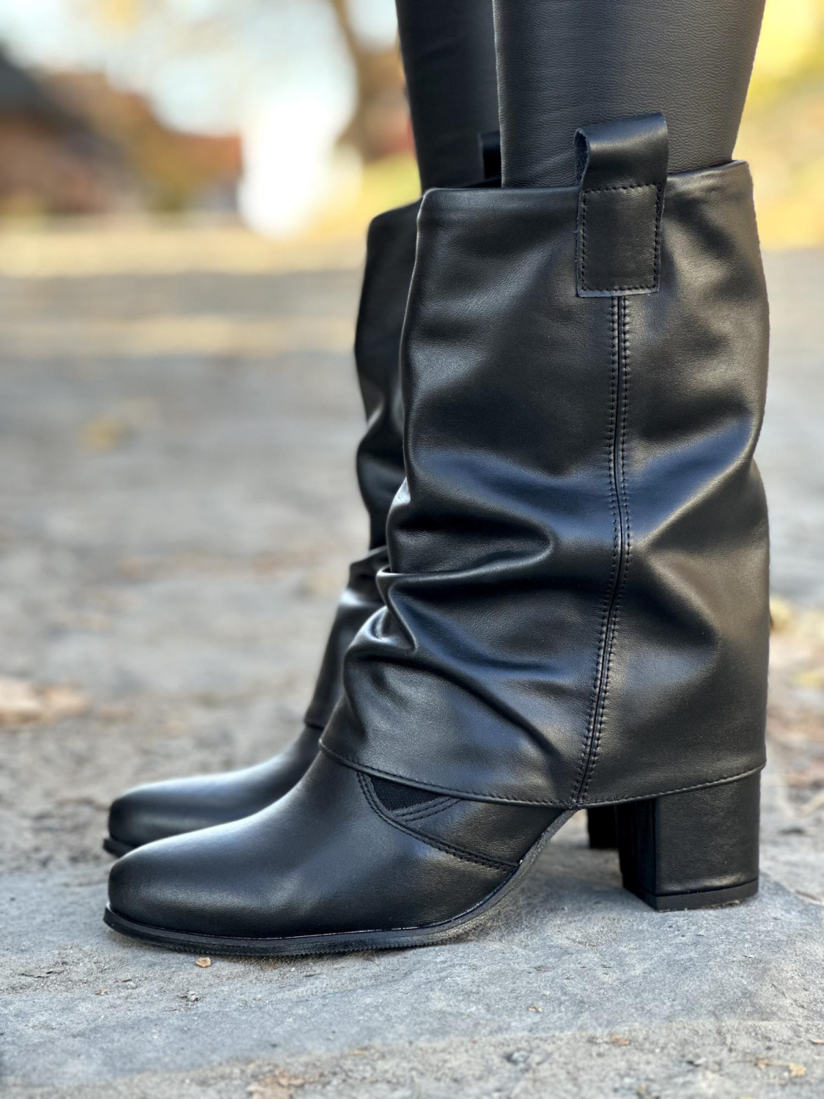 Botki skórzane Polskiej produkcji