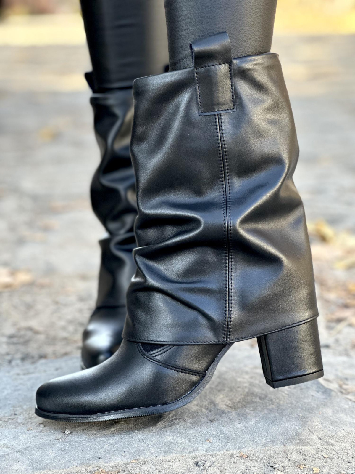 Botki skórzane Polskiej produkcji