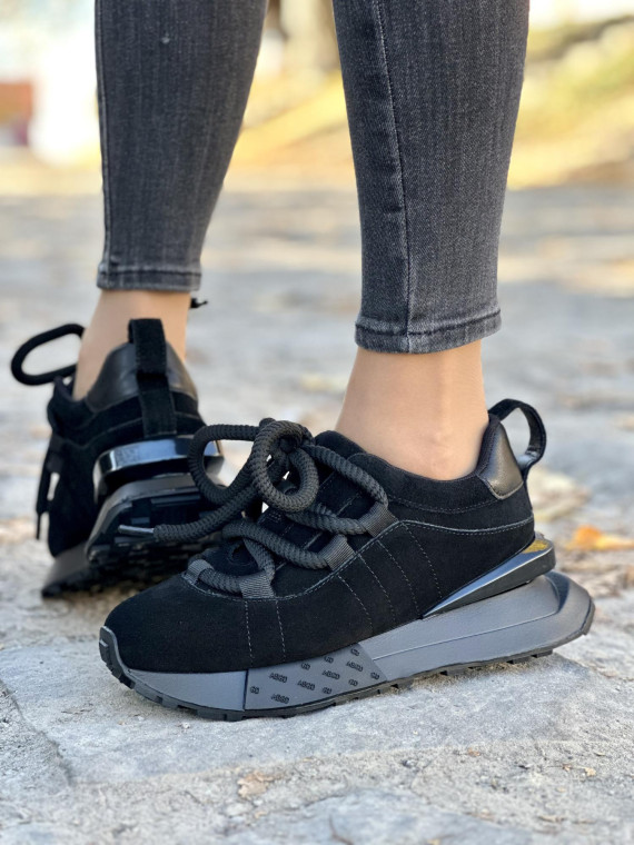 Sneakersy ze skóry naturalnej