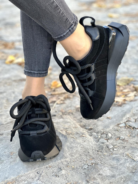 Sneakersy ze skóry naturalnej