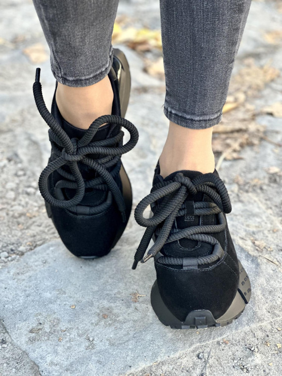 Sneakersy ze skóry naturalnej