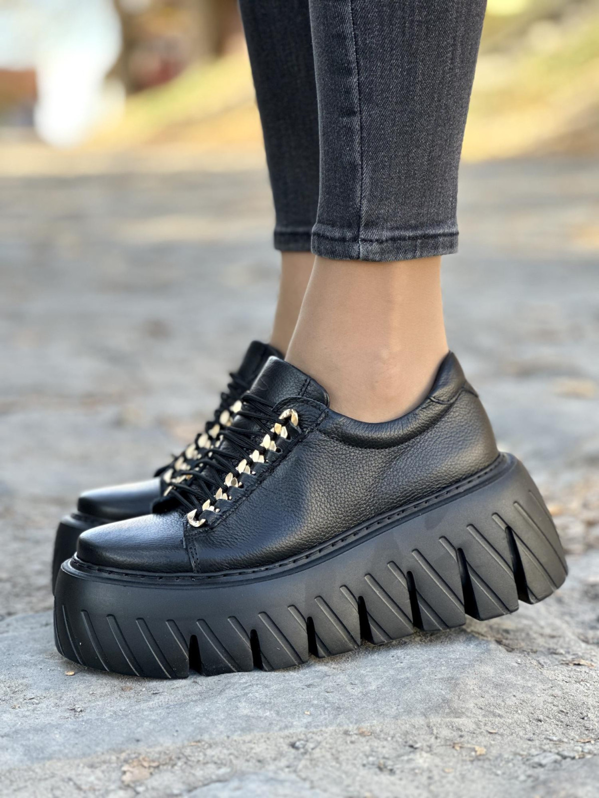 Sneakersy OLEKSY ze skóry Polskiej produkcji