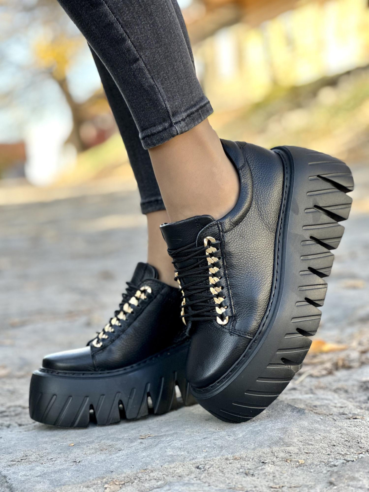 Sneakersy OLEKSY ze skóry Polskiej produkcji