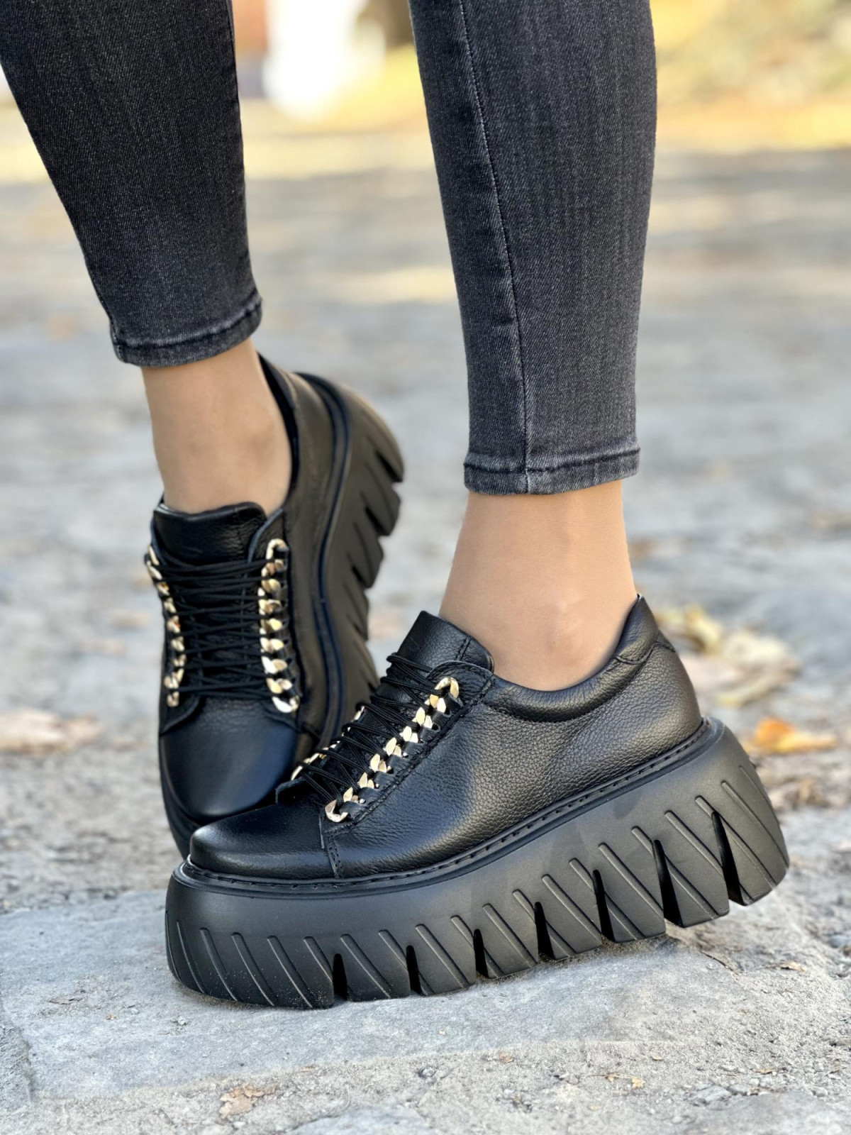 Sneakersy OLEKSY ze skóry Polskiej produkcji