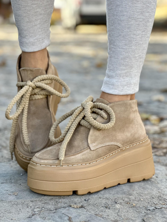 Botki skórzane OLEKSY Polskiej produkcji