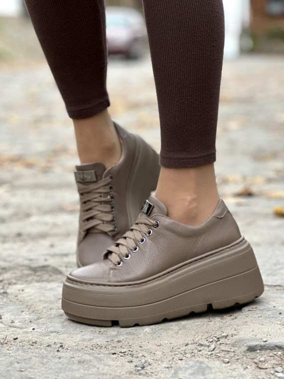 Sneakersy OLEKSY ze skóry Polskiej produkcji