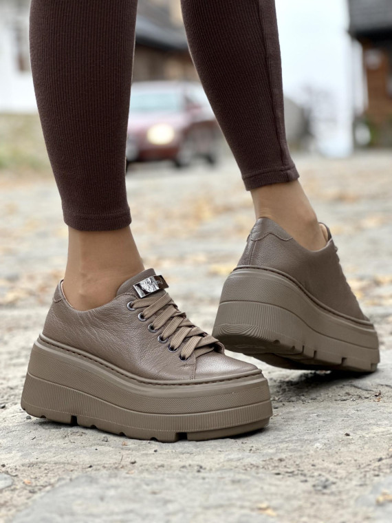 Sneakersy OLEKSY ze skóry Polskiej produkcji