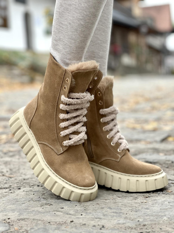 Botki skórzane OLEKSY Polskiej produkcji