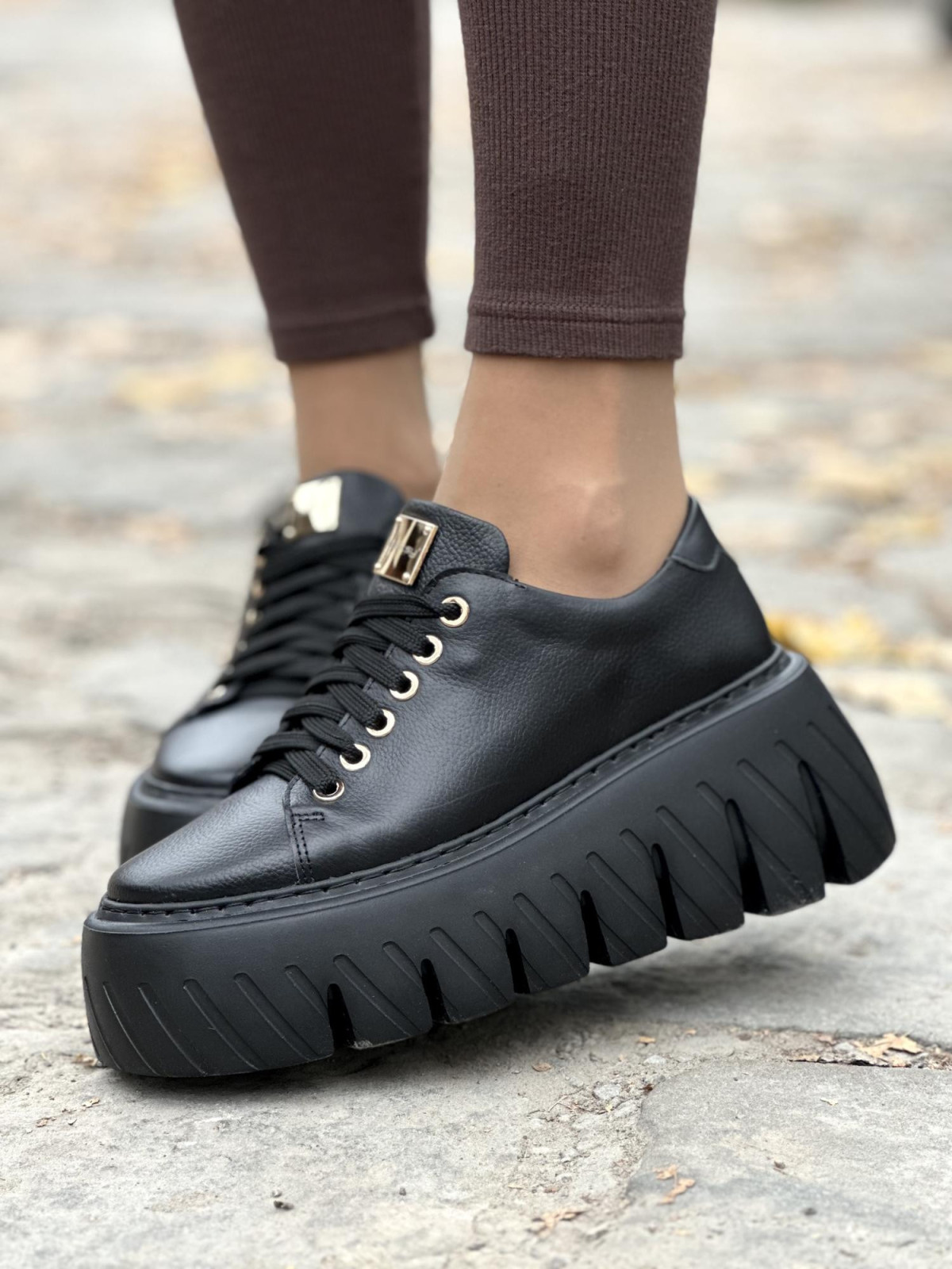 Sneakersy OLEKSY ze skóry Polskiej produkcji