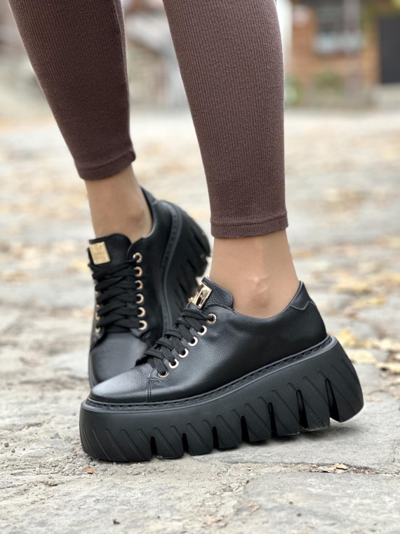 Sneakersy OLEKSY ze skóry Polskiej produkcji