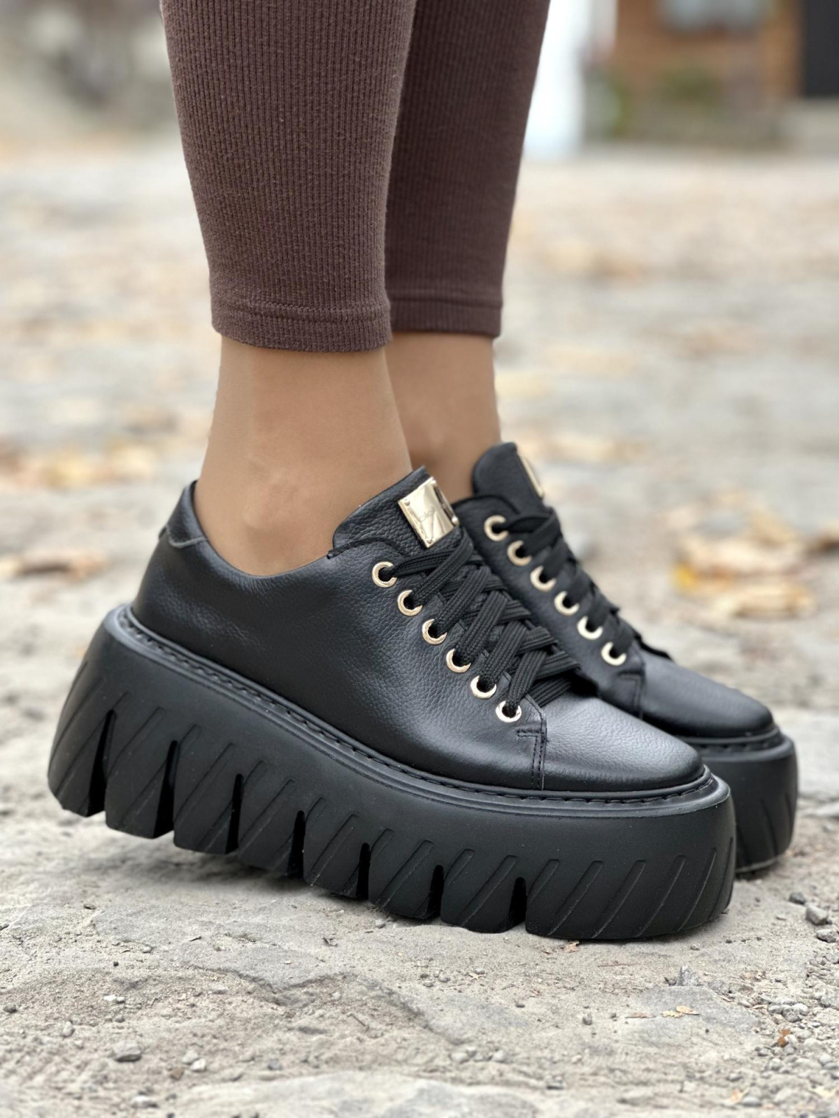 Sneakersy OLEKSY ze skóry Polskiej produkcji