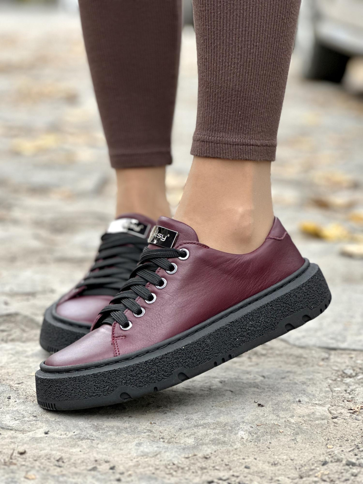 Trampki damskie skórzane OLEKSY polskiej produkcji