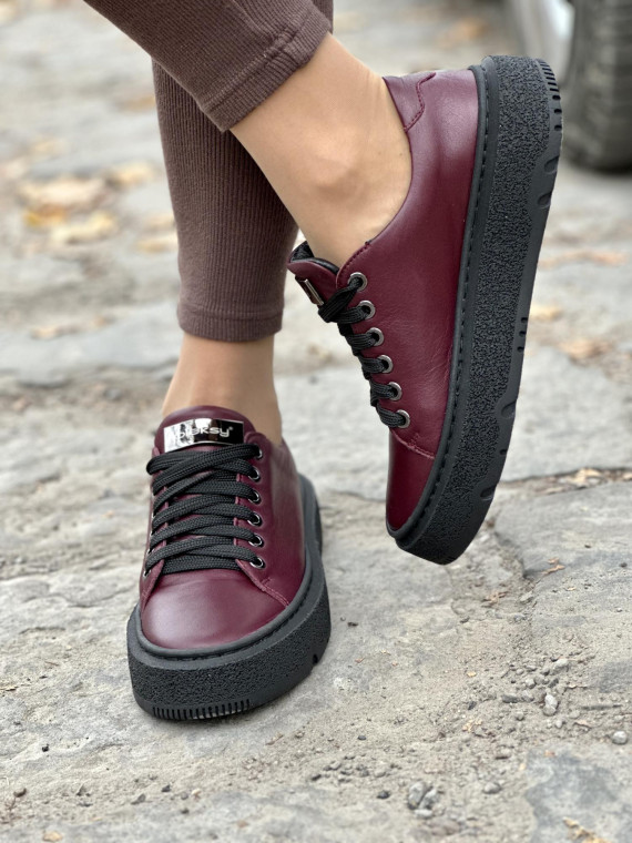 Trampki damskie skórzane OLEKSY polskiej produkcji