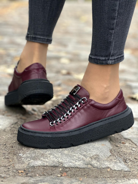 Trampki damskie skórzane OLEKSY polskiej produkcji