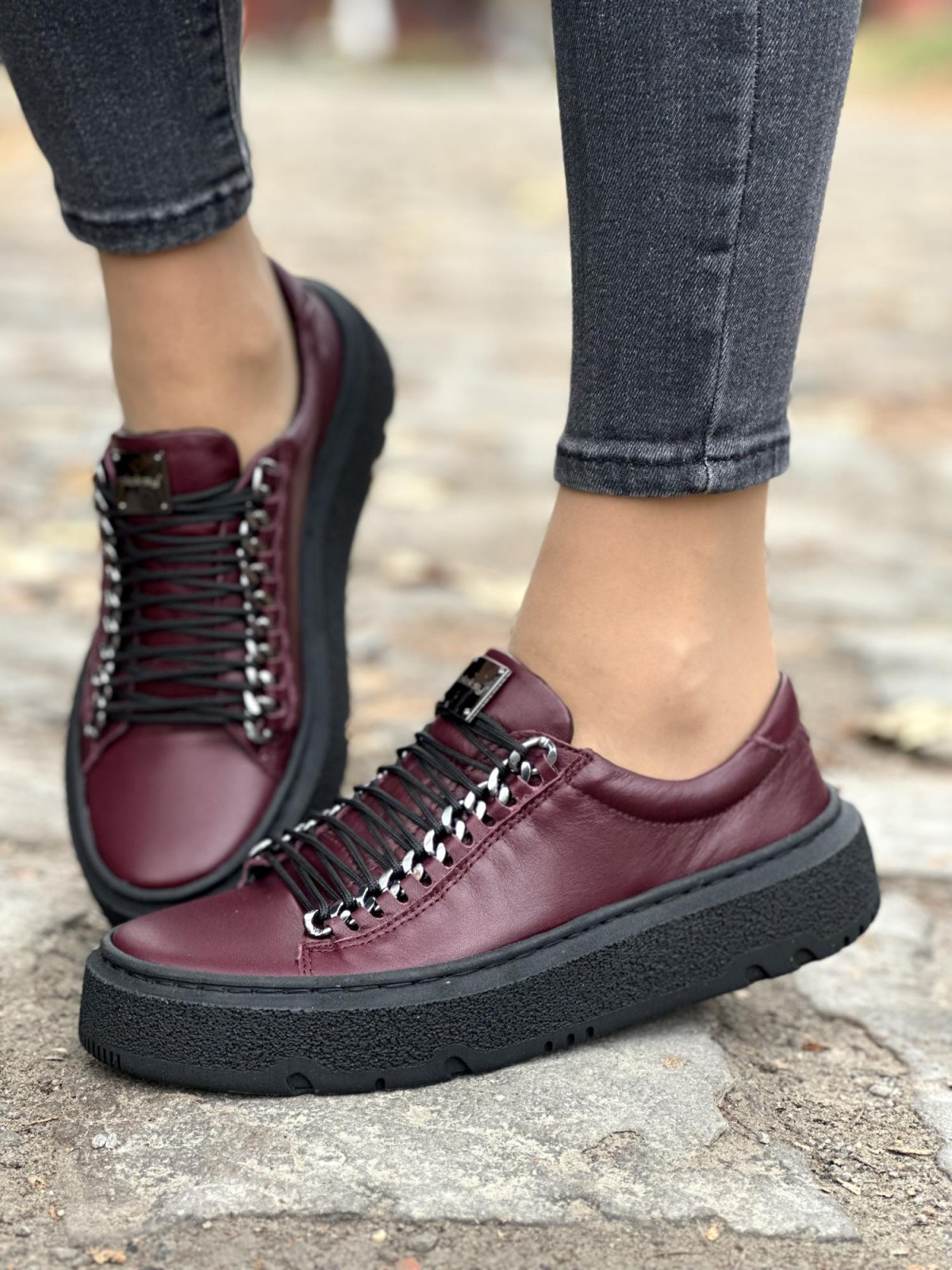 Trampki damskie skórzane OLEKSY polskiej produkcji