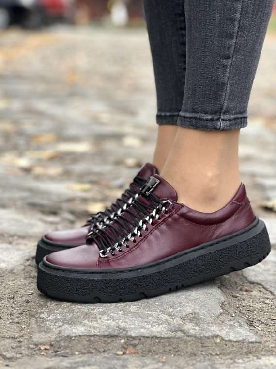 Trampki damskie skórzane OLEKSY polskiej produkcji